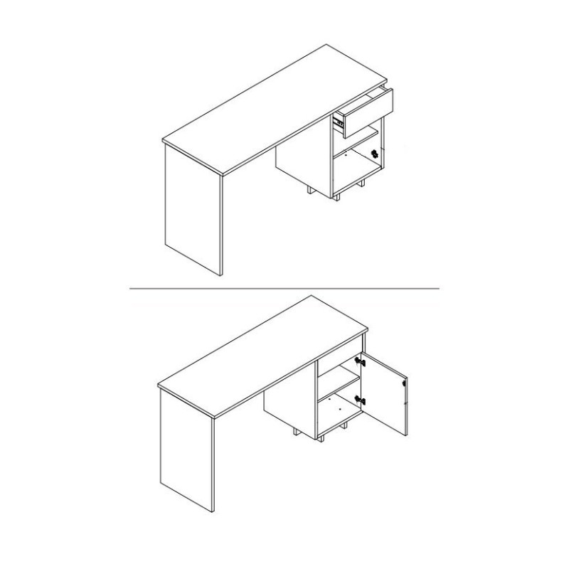 Psací stůl NOMAN N05