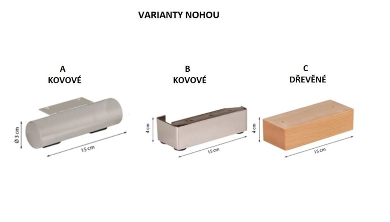 Manželská postel PORTA