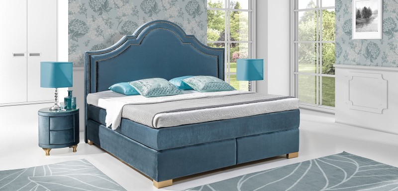 Manželská postel s úložným prostorem BOXSPRING 900