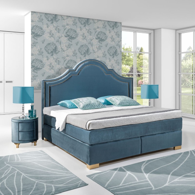 Manželská postel s úložným prostorem BOXSPRING 900