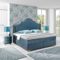 Manželská postel s úložným prostorem BOXSPRING 900