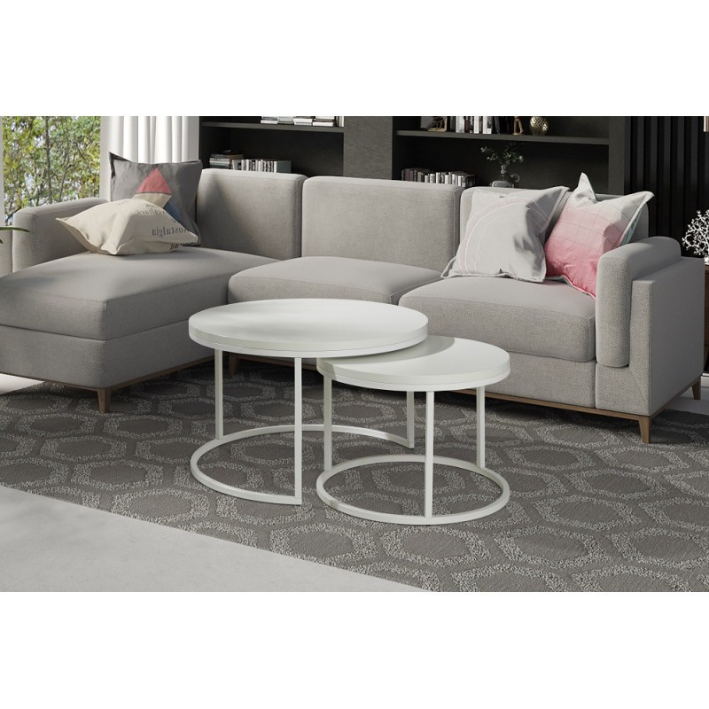 Konferenční stolky LOFT DUO kulatý