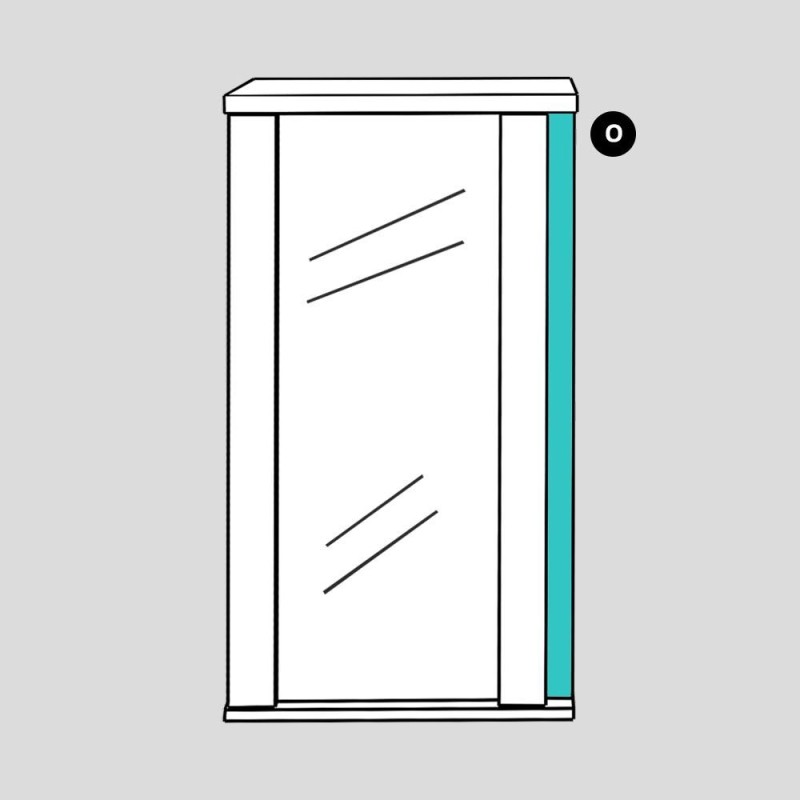 Závěsná skříňka REA AMY 24