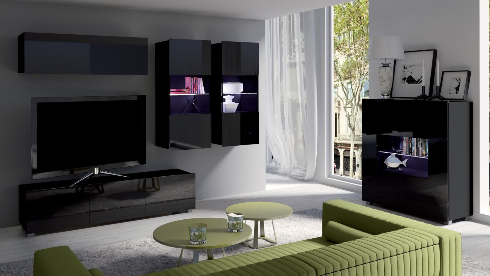 Obývací stěna KALABRINI VI