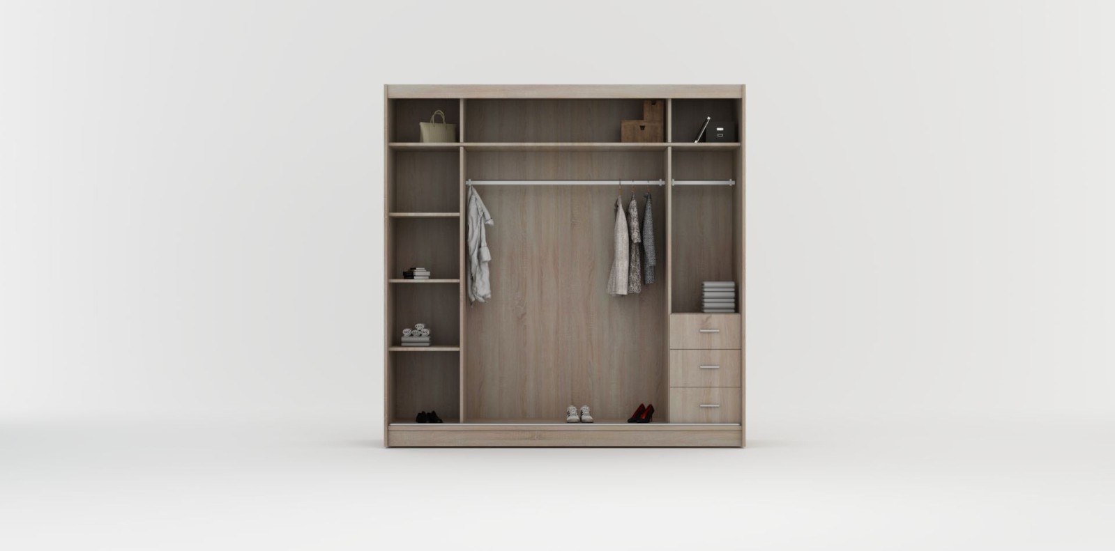 Šatní skříň RUMBA 200