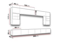 Obývací stěna KALABRINI I