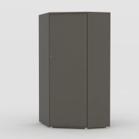 Rohová šatní skříň REA AMY 33/225