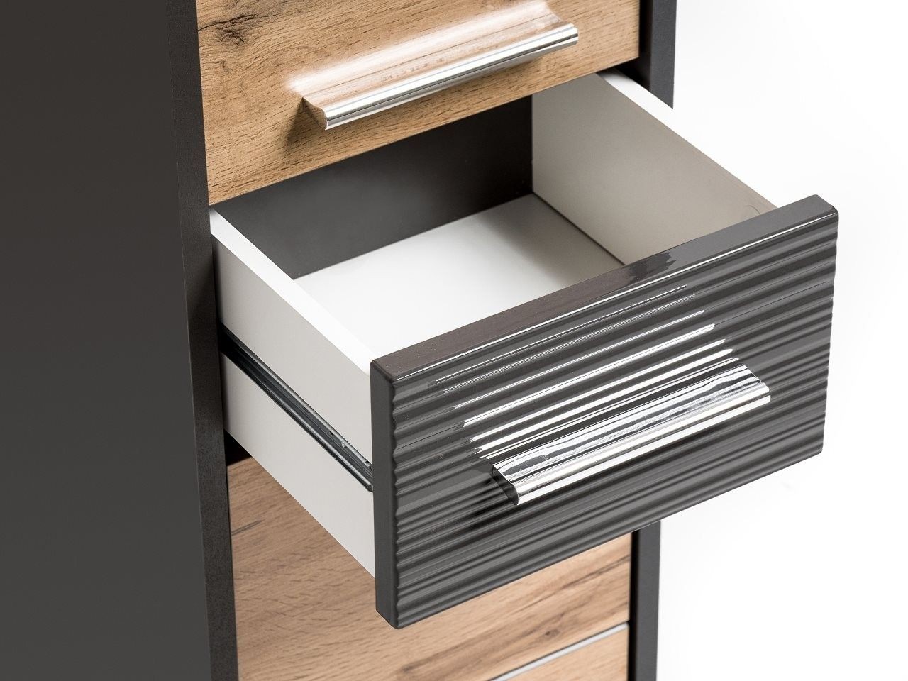 Koupelnová skříňka BIZA ANTRACIT 810 - nízká