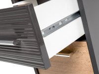 Koupelnová skříňka BIZA ANTRACIT 810 - nízká