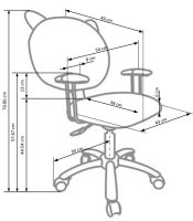 Dětská židle KITTY