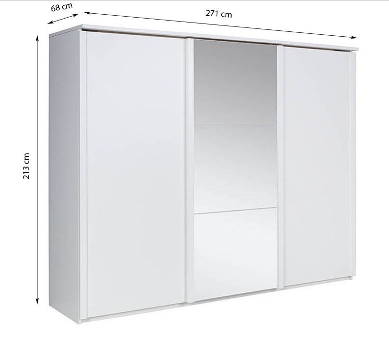 Šatní skříň NEW YORK 3D2S