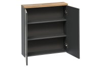 Koupelnová skříňka BALLI GREY 840 - závěsná zrcadlo 60