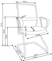 Konferenční křeslo VIRE SKID