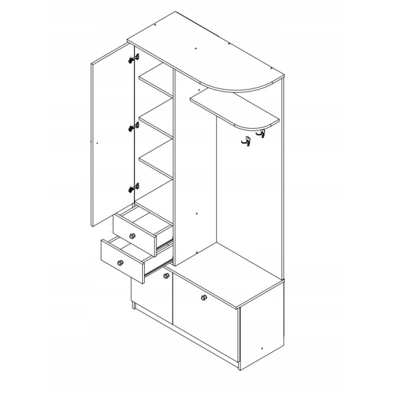 Předsíňová stěna MAKS