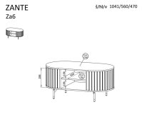 Konferenční stolek ZANTE 6