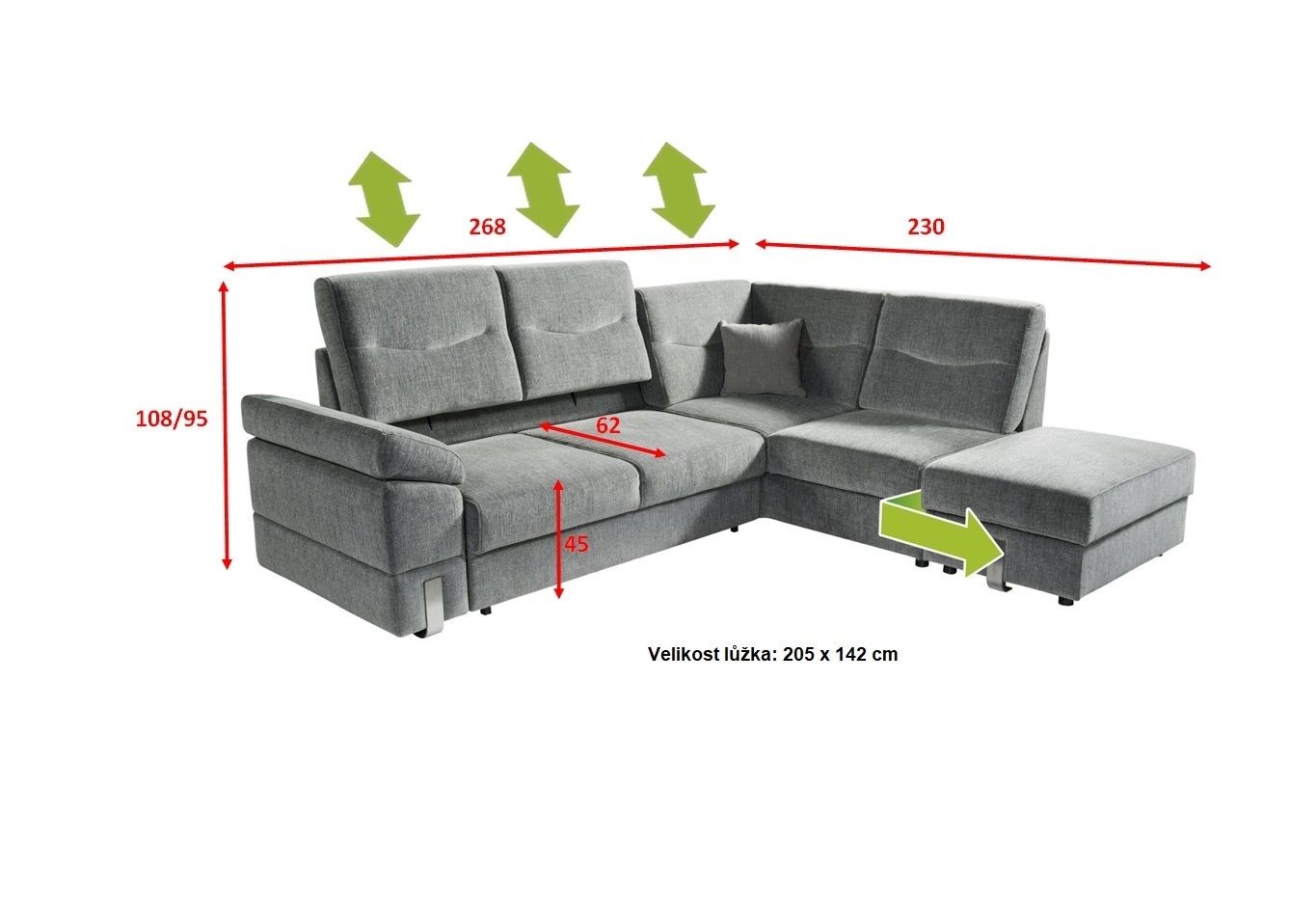 Sedací souprava SALZA III