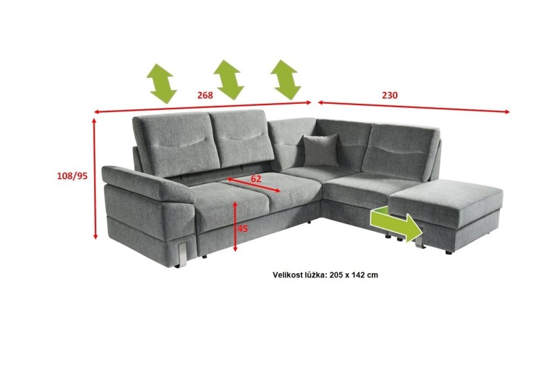 Sedací souprava SALZA III