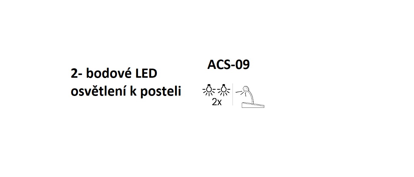 Manželská postel BONNO