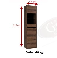 Vitrína DANVER D-16