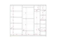 Posuvná šatní skříň DANVER 250 D-13