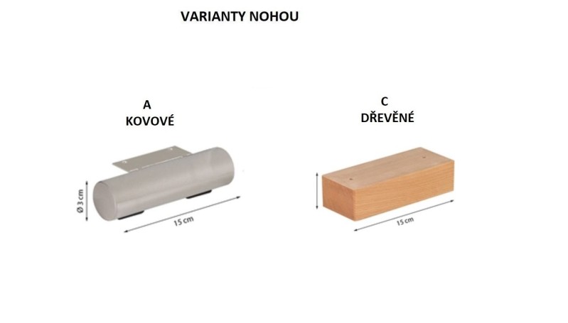 Jednolůžková postel APOLO S