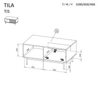 Konferenční stolek TILA 5