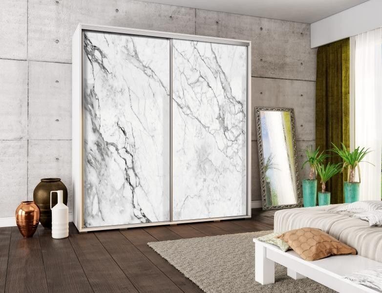 Šatní skříň PEM 205 mramor 5