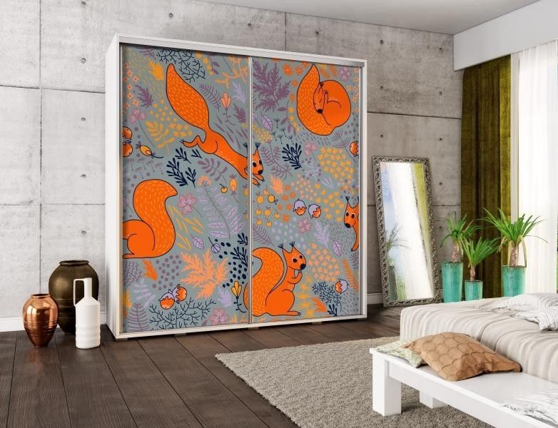 Šatní skříň PEM 205 veverka