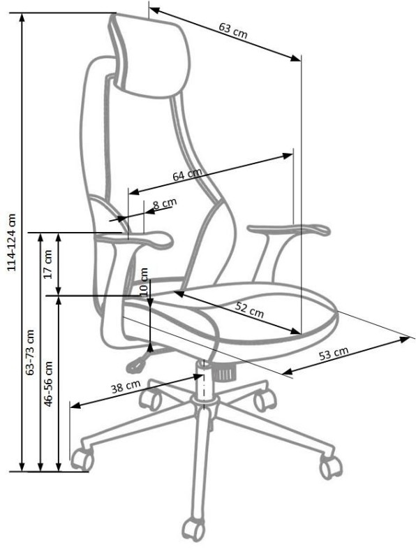 Kancelářské křeslo TORINO