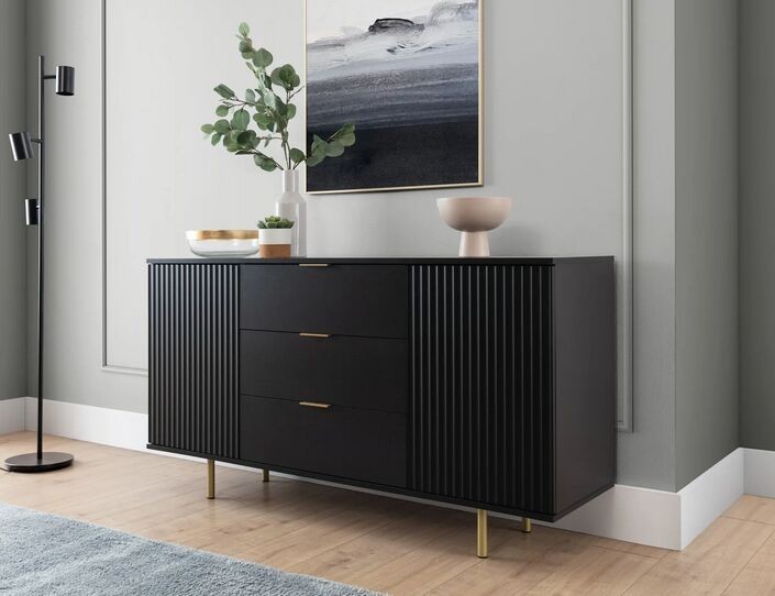 Obývací sestava Nubi Černá