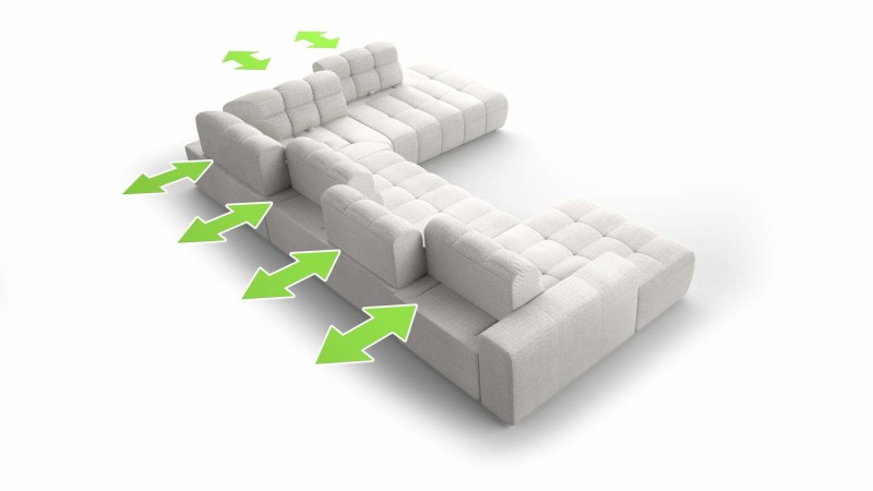 Rohová sedačka BELO 2