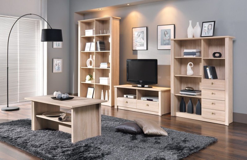 Regál Finezia F8 Dub Sonoma