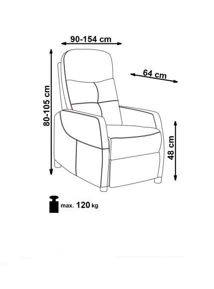Relaxační křeslo FELIPE