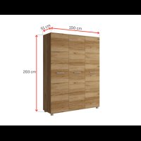 Šatní skříň MAT3