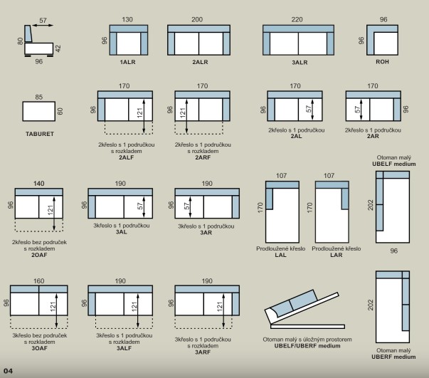 Sedací souprava AVA FAMM PROGRAM
