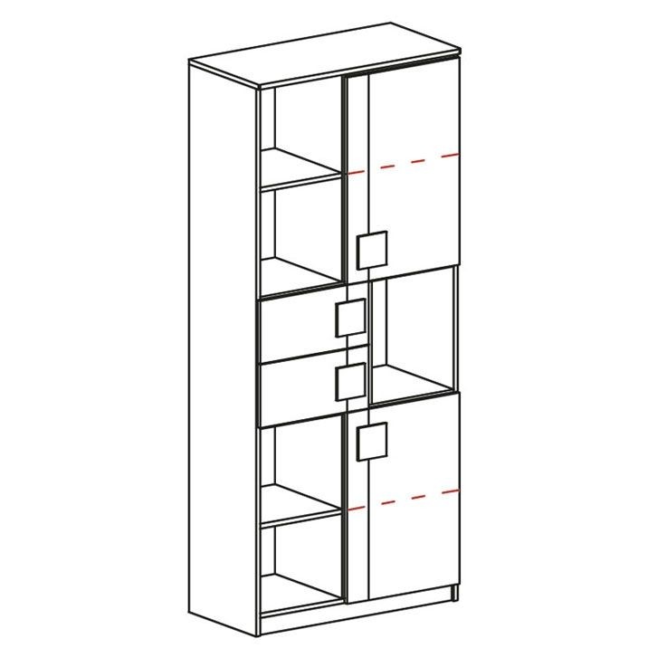 Kombinovaný regál GUMI 2