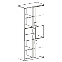 Kombinovaný regál GUMI 2