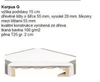 Manželská postel BOXSPRING 102