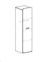 Šatní skříň LORENTO 2