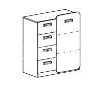 Dětská komoda LORENTO 6