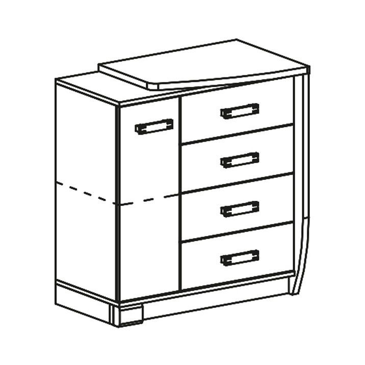 Kombinovaná komoda ROMERO 14