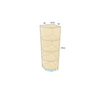 Rohový regál BOŘEK K 73