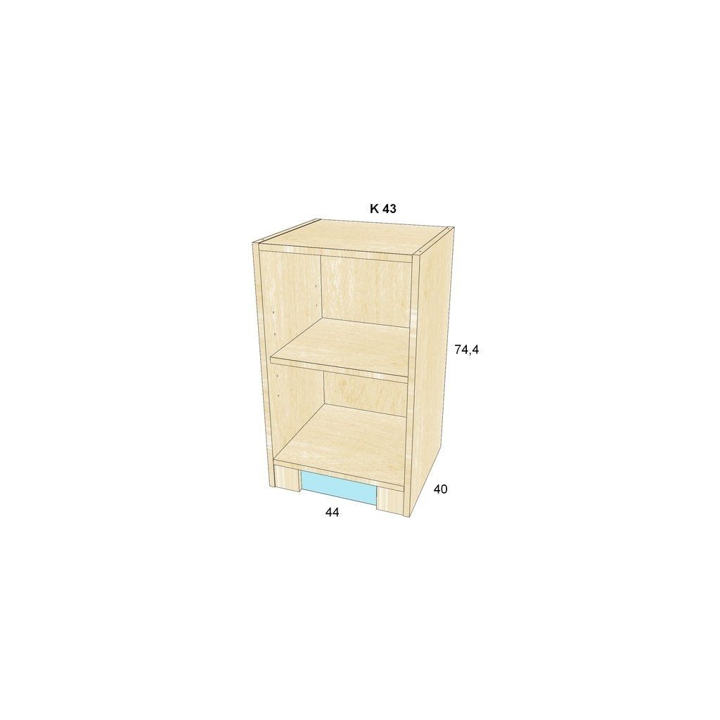 Policový regál BOŘEK K 43