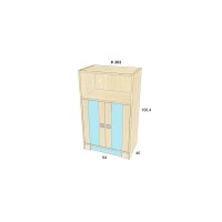 Kombinovaná skříňka BOŘEK K 262