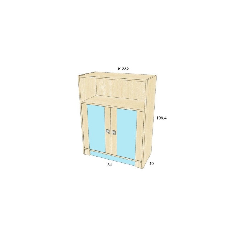 Kombinovaná skříňka BOŘEK K 282