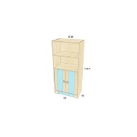 Kombinovaná skříňka BOŘEK K 20