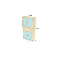 Kombinovaná skříň BOŘEK K 111