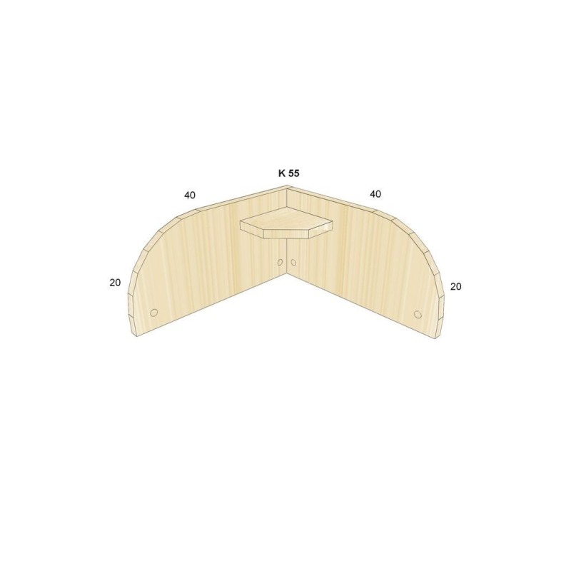 Nástavba rohová BOŘEK K 55