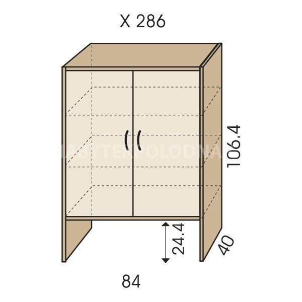 Skříňka JIM 5 X 286
