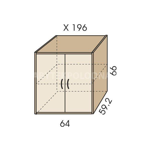 Nástavec na skříň JIM 5 X 196